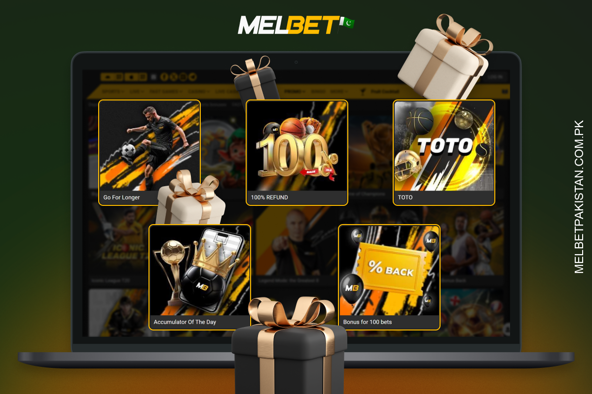 Melbet offers players from Pakistan not only a welcome bonus, but also regularly updated promotions
