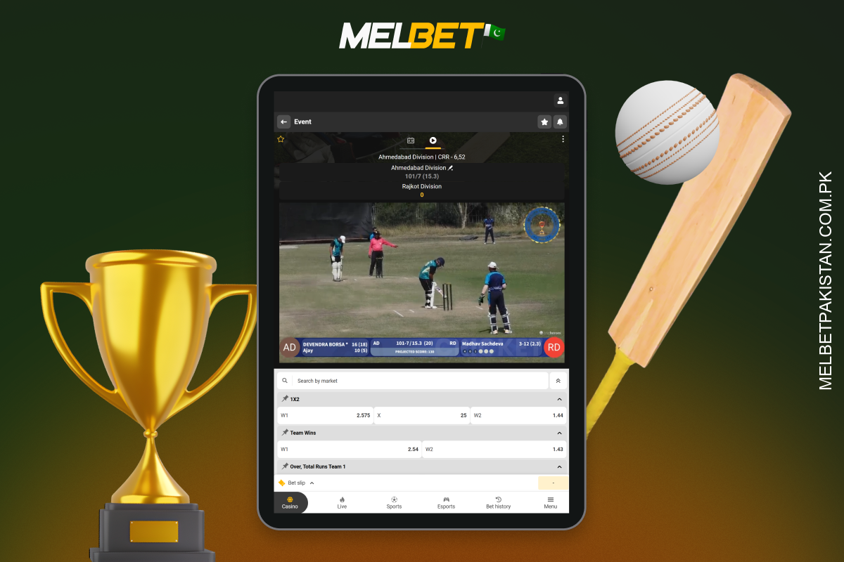 Cricket betting at Melbet offers a variety of options, high odds, a user-friendly interface, low minimum deposits and reliable support