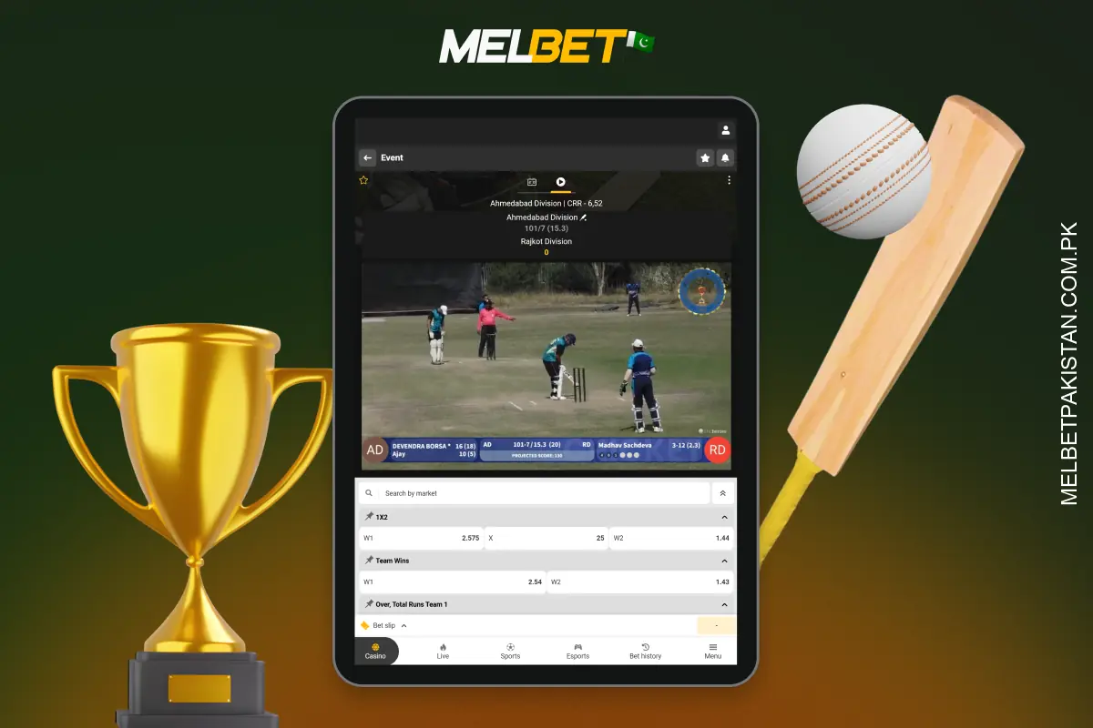Cricket betting at Melbet offers a variety of options, high odds, a user-friendly interface, low minimum deposits and reliable support