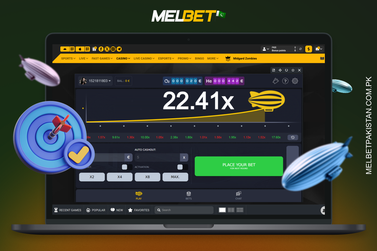 Pakistani players can increase their chances of winning at Zeppelin Melbet by using some strategies and tips such as making small bets, setting a strict stop loss, using automatic withdrawals