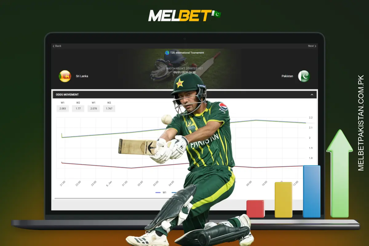 Melbet offers high odds on cricket, allowing players to increase their potential winnings through combination bets